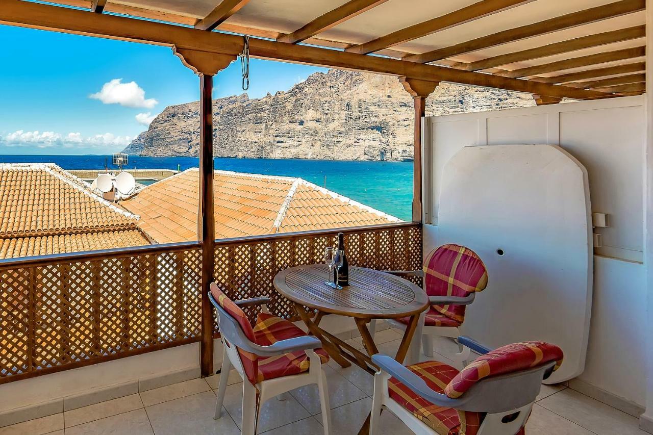 First Line Beach Front 2 Bedroom Apartment Los Gigantes Santiago Del Teide Ngoại thất bức ảnh